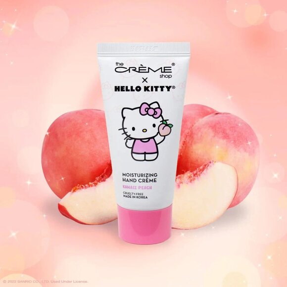 NEW The Creme Shop x Hello Kitty Moisturizing Hand Créme - Kawaii Peach, 1.69oz - Picture 1 of 7